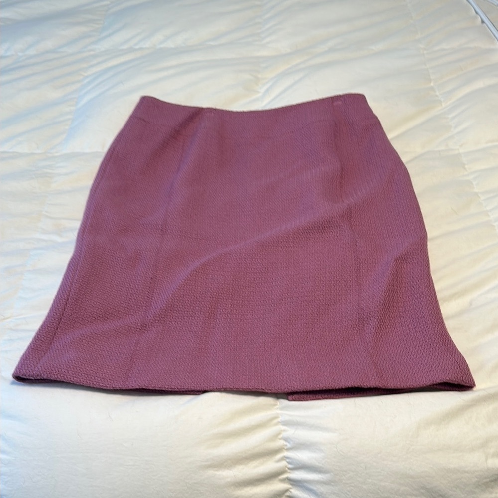 Ann Taylor Pink Mini Pencil Skirt for Work